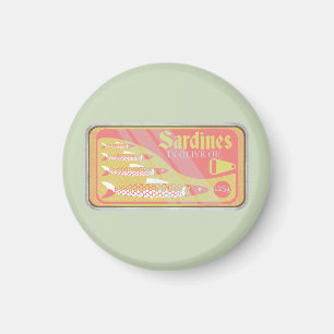 Aimant Poster Retro Sardines