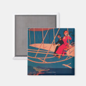 Aimant Poster sportif de l'Aviation (Recto/Verso)