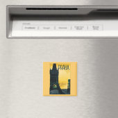 Aimant Poster vintage Prague (Praha) (In Situ (Lave-vaisselle))