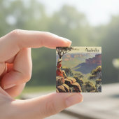 Aimant Poster Vintage voyage Australia Canyon