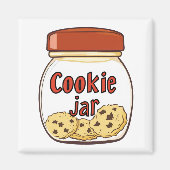Aimant Pot à Cookies Mignon (Devant)