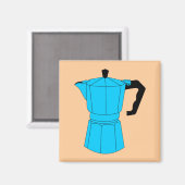 Aimant Pot café Moka Espresso (Recto/Verso)
