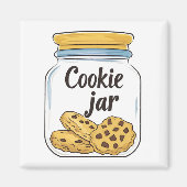 Aimant Pot de biscuits sucrés (Devant)