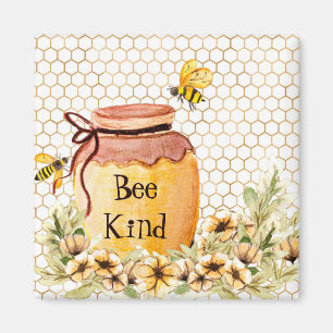 Aimant Pot de miel Bee kind