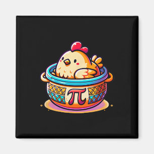 Aimant Pot de poulet Pi Funny Pi Jour math
