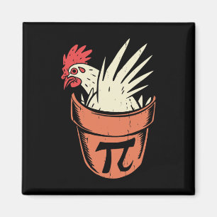 Aimant Pot De Poulets Pi Funny Math Enseignant Pun Pi Day