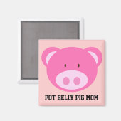 Aimant Pot ventre maman cochon (Recto/Verso)