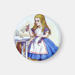 Aimant Potion "Buvez-moi" avec Alice