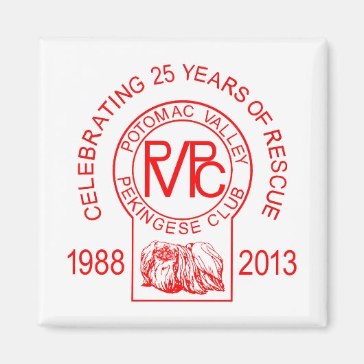 Aimant Potomac Valley Pekingese Club Secourt (Devant)