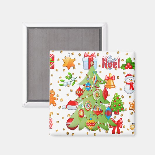 Aimant Potpourri Noël (Recto/Verso)