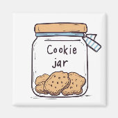 Aimant Pots à biscuits pour la cuisson (Devant)