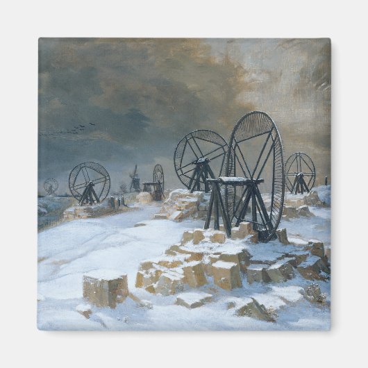 Aimant Pots à Gentilly dans la neige, 1879 (Devant)