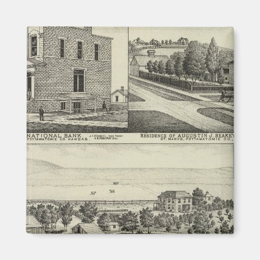 Aimant Pottawatomie, Kansas (Devant)