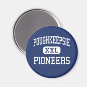 Aimant Poughkeepsie - Pioneers - High - Poughkeepsie (Recto/Verso)