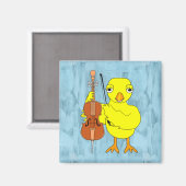 Aimant Poulet au violoncelle (Recto/Verso)