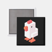 Aimant Poulet Crossy Road Clic (Recto/Verso)