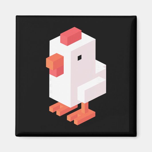 Aimant Poulet Crossy Road Clic (Devant)