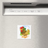 Aimant Poulet de caricature (In Situ (Lave-vaisselle))