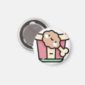 Aimant poulet frit (Recto/Verso)