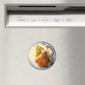 Aimant Poulet frit et pommes de terre purées (In Situ (Lave-vaisselle))