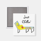 Aimant Poulet juste réfrigéré (Recto/Verso)