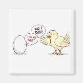 Aimant Poulet ou Oeuf ? (Devant)