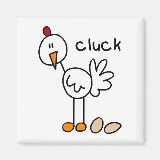 Aimant Poulet qui Caquette (Devant)