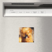 Aimant Poulet rouge à soie (In Situ (Lave-vaisselle))