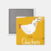 Aimant Poulet Vintage (Recto/Verso)