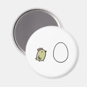 Aimant Poulets et oeufs (Recto/Verso)