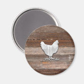 Aimant Poulets rustiques (planches Brown) (Recto/Verso)