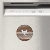 Aimant Poulets rustiques (planches Brown) (In Situ (Lave-vaisselle))