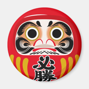 Aimant Poupée Daruma (charme traditionnel japonais de cha