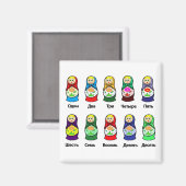 Aimant Poupée de nidification russe (Matryoshka) (Recto/Verso)