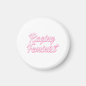 Aimant Poupée féministe en colère (Devant)