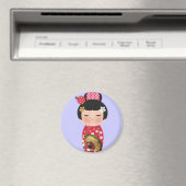 Aimant Poupée japonaise (In Situ (Lave-vaisselle))