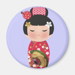 Aimant Poupée japonaise