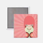 Aimant poupée kokeshi (Recto/Verso)