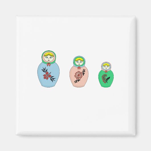 Aimant Poupée Matryoshka (Devant)