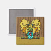 Aimant Poupée Tourbillonnante Fille (Recto/Verso)