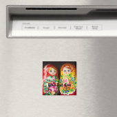 Aimant Poupées colorées Matryoshka (In Situ (Lave-vaisselle))