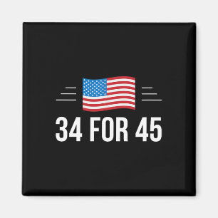 Aimant Pour 45 - Trump Guilty Times -