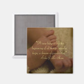 aimant pour bébé pieds (Recto/Verso)