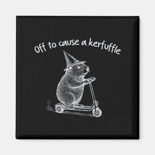 Aimant Pour causer une agitation Funny Hamster Scooter Gr (Devant)