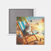 aimant pour chat doux, cadeau pour amoureux de les (Recto/Verso)