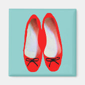 aimant pour chaussures rouges (Devant)