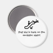 Aimant pour enfant Escalator (Recto/Verso)