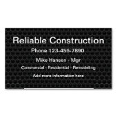 Aimant pour entreprise de construction (devant)