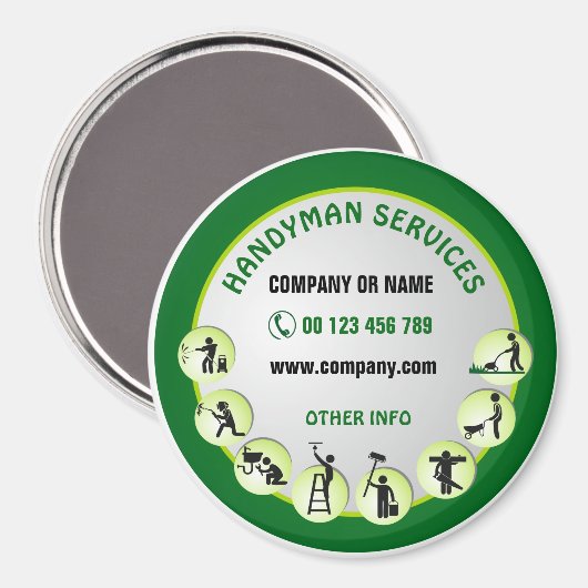 Aimant pour handyman (Recto/Verso)