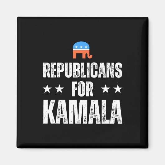 Aimant Pour Kamala Harris (Devant)